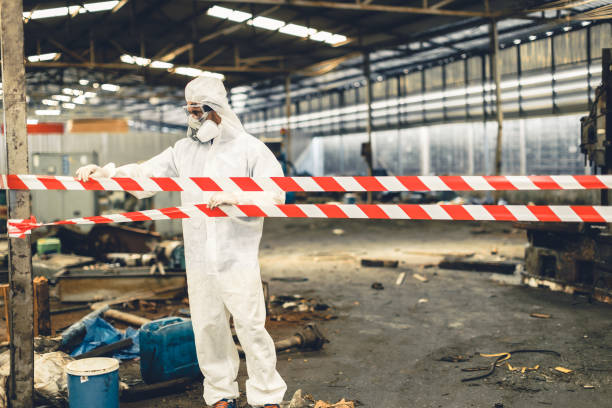 Professional Trauma Scene Cleanup technician working in Wyckoff, NJ